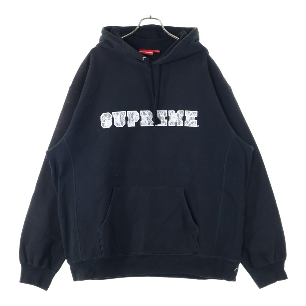 SUPREME(シュプリーム) 19AW The Most Hooded Sweatshirt ロゴモーストフーデッドプルオーバーパーカー ブラック