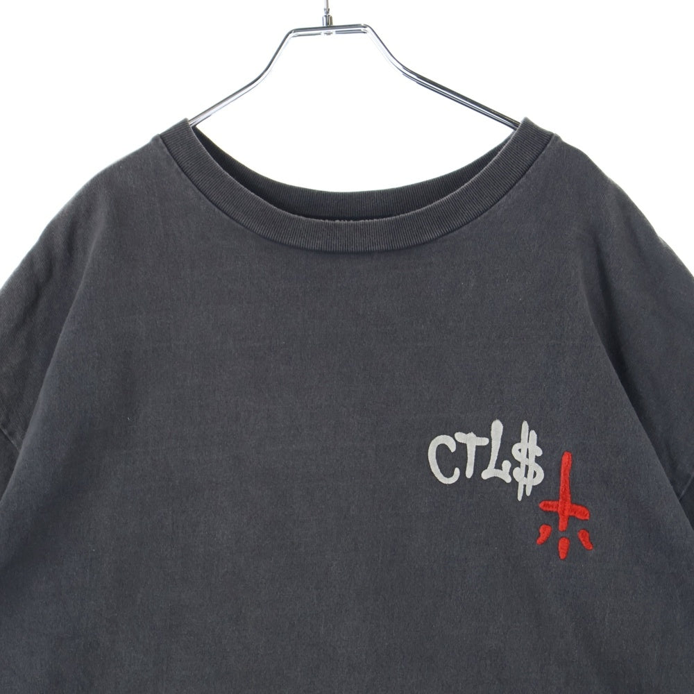 cvtvlist(カタリスト) オーバーサイズバックプリント半袖Tシャツ グレー