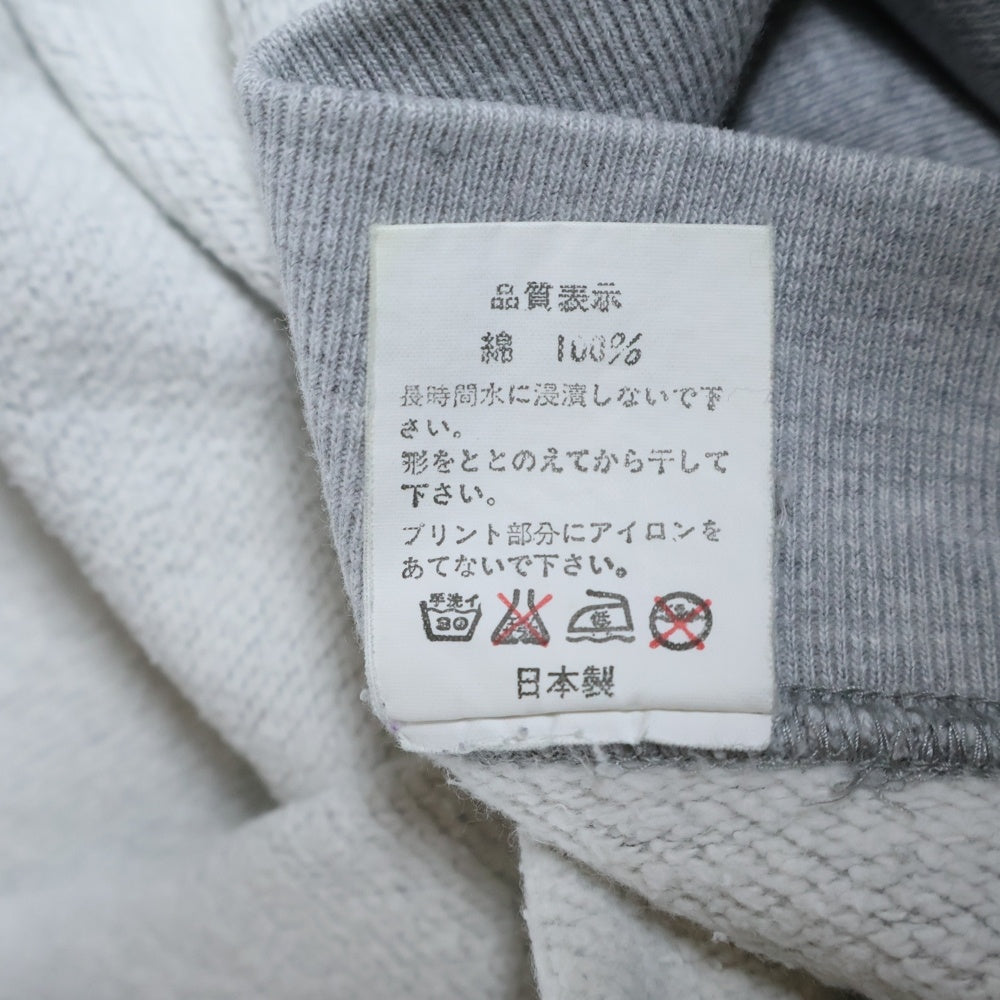 A BATHING APE(アベイシングエイプ) 初期 フロントapeプリント 半袖スウェットシャツ グレー