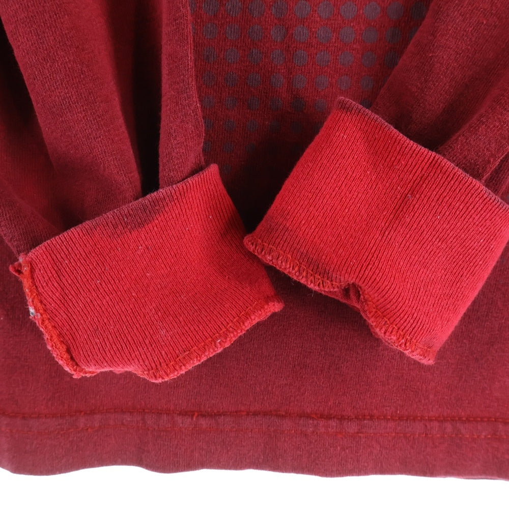 VINTAGE(ヴィンテージ) 90S 遊戯王 YU-GI-OH 1996 フロントキャラクタープリント 長袖Tシャツカットソー レッド