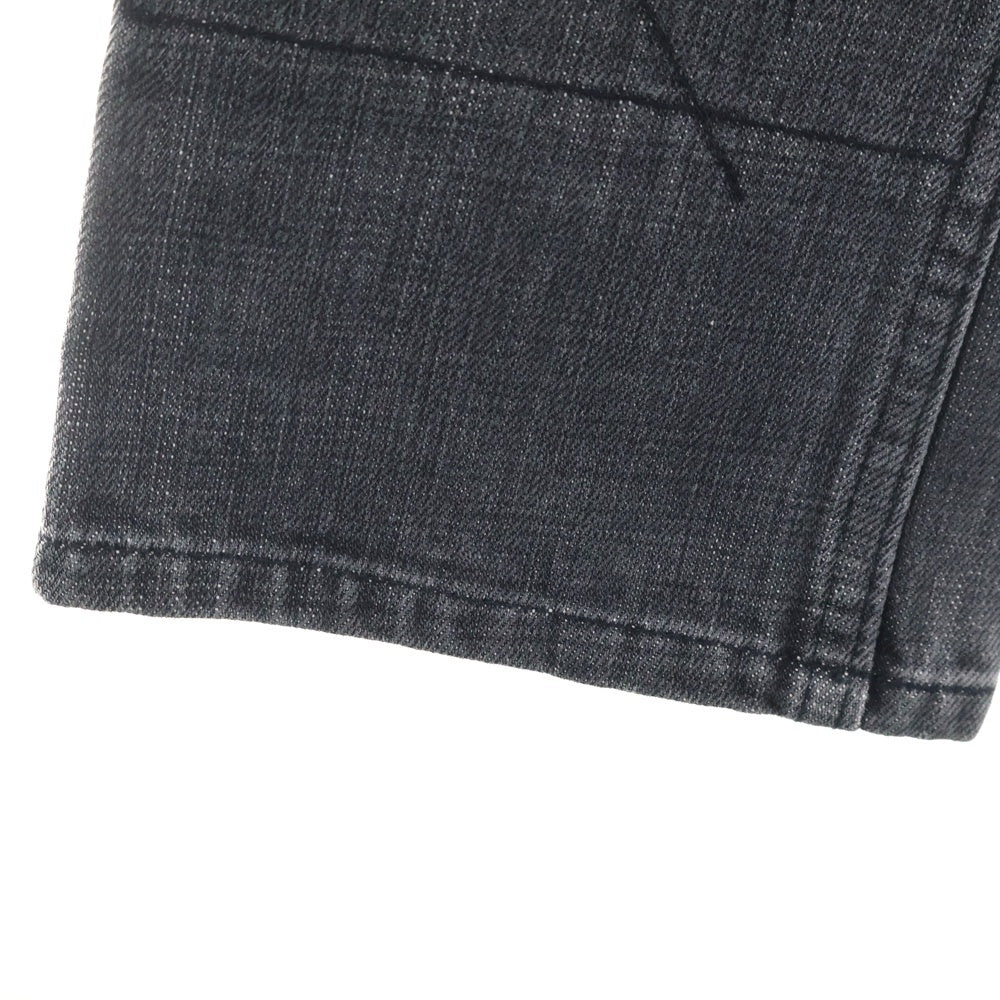 HYSTERIC GLAMOUR(ヒステリックグラマー) ダメージ ペンキ加工 スキニーデニム 3AP-3713 ブラック