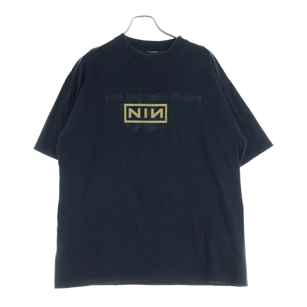 VINTAGE(ヴィンテージ) 90S NINE INCH NAILS CLOSURE HALO TWELVE ナインインチネイルズ プリント 半袖Tシャツ ブラック