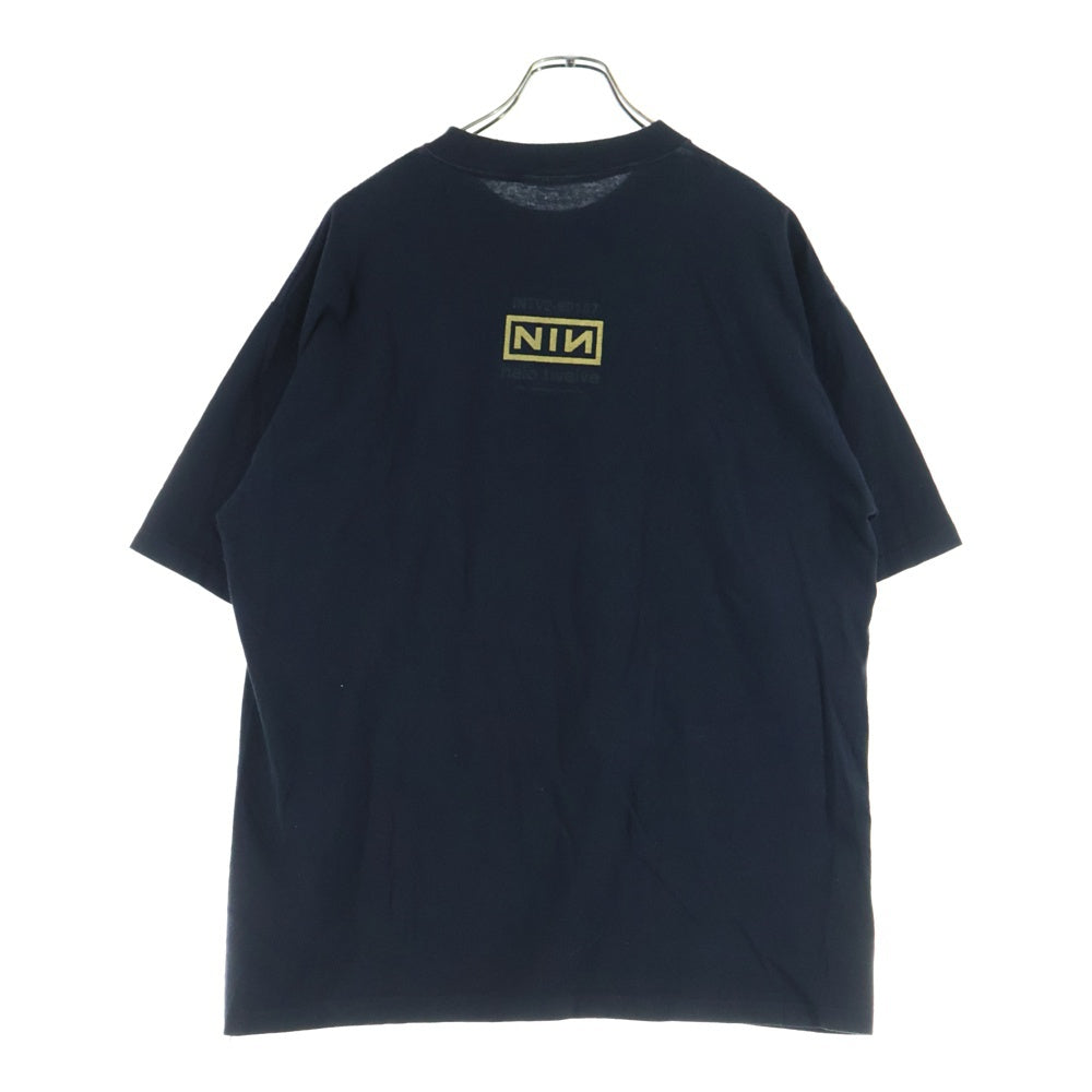 VINTAGE(ヴィンテージ) 90S NINE INCH NAILS CLOSURE HALO TWELVE ナインインチネイルズ プリント 半袖Tシャツ ブラック