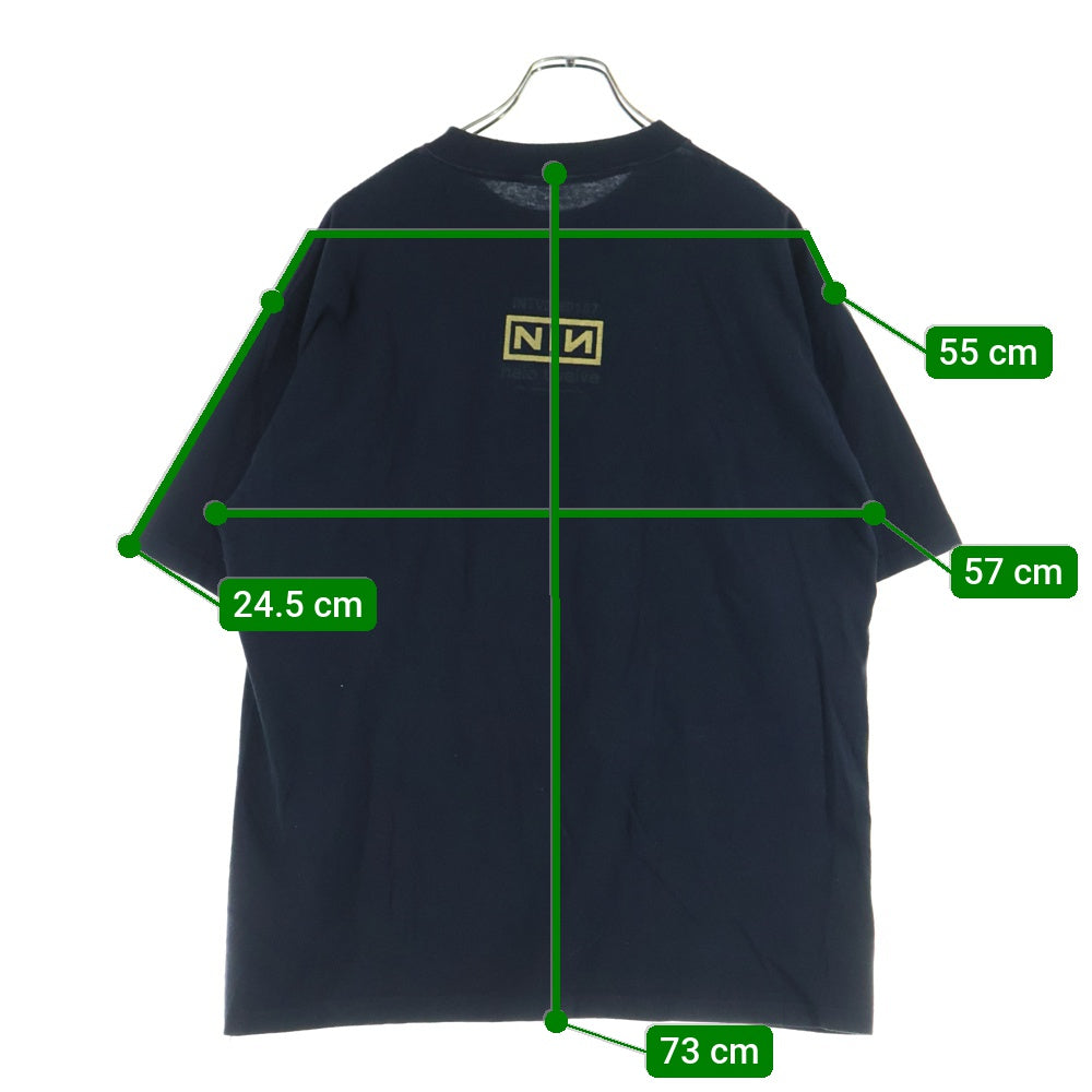 VINTAGE(ヴィンテージ) 90S NINE INCH NAILS CLOSURE HALO TWELVE ナインインチネイルズ プリント 半袖Tシャツ ブラック