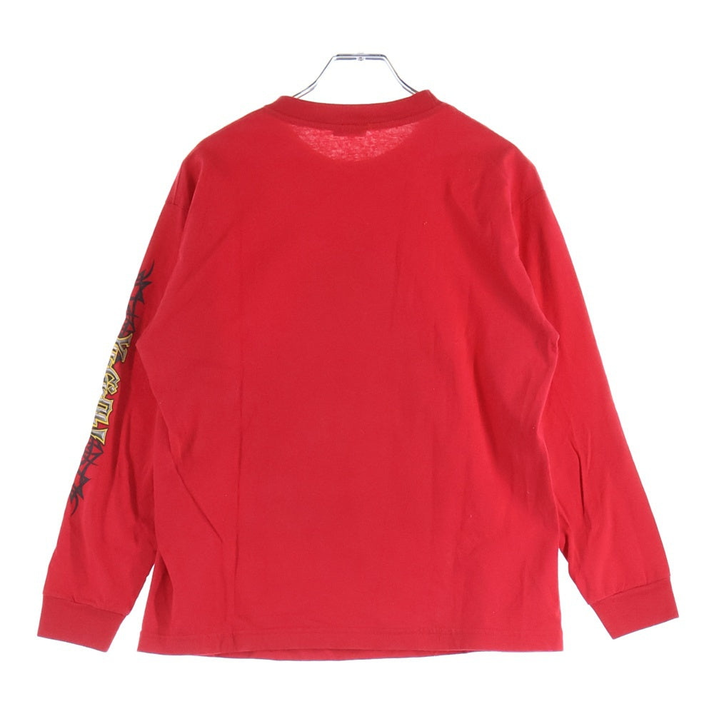 VINTAGE(ヴィンテージ) 90S 遊戯王 YU-GI-OH 1996 マリク・イシュタール プリント半袖Tシャツカットソー レッド