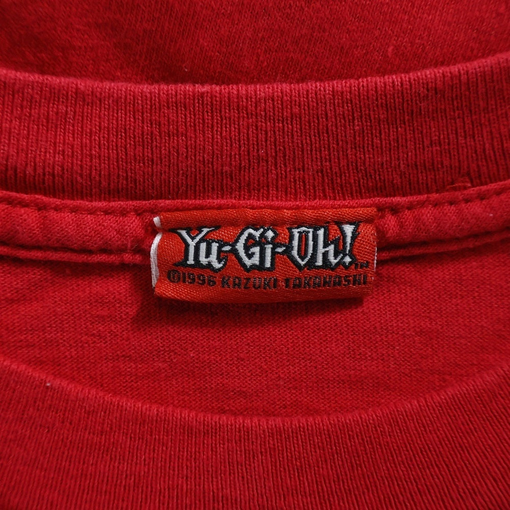 VINTAGE(ヴィンテージ) 90S 遊戯王 YU-GI-OH 1996 マリク・イシュタール プリント半袖Tシャツカットソー レッド