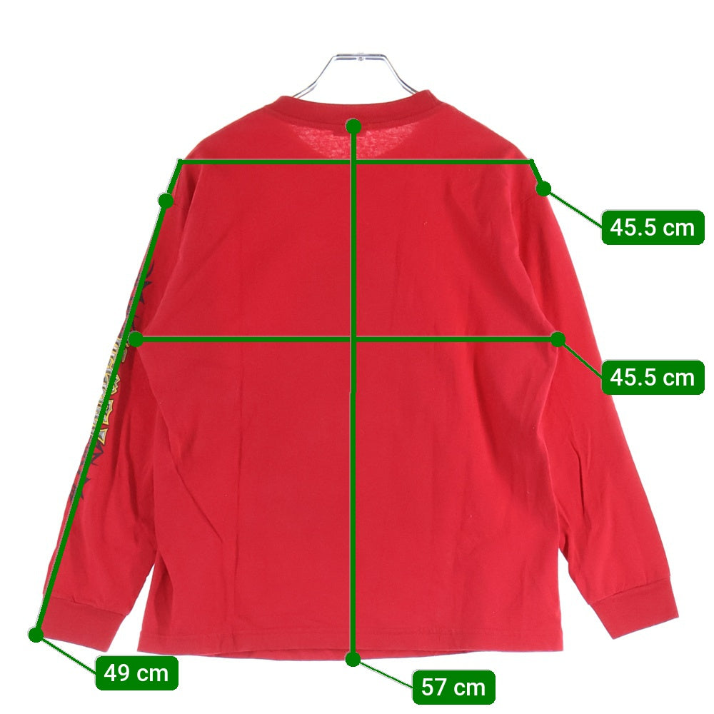 VINTAGE(ヴィンテージ) 90S 遊戯王 YU-GI-OH 1996 マリク・イシュタール プリント半袖Tシャツカットソー レッド