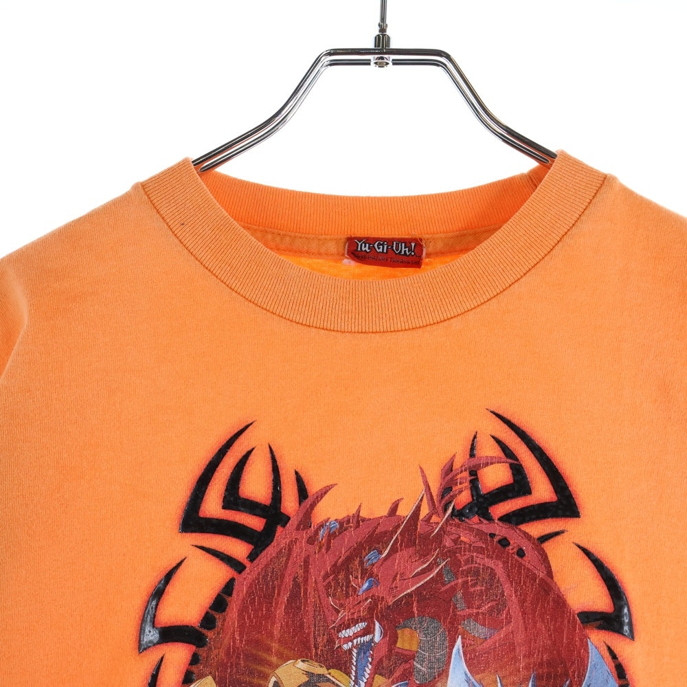 VINTAGE(ヴィンテージ) 90S 遊戯王 YU-GI-OH 1996 武藤遊戯 プリント半袖Tシャツカットソー オレンジ
