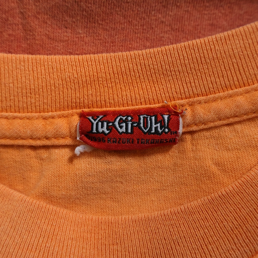 VINTAGE(ヴィンテージ) 90S 遊戯王 YU-GI-OH 1996 武藤遊戯 プリント半袖Tシャツカットソー オレンジ