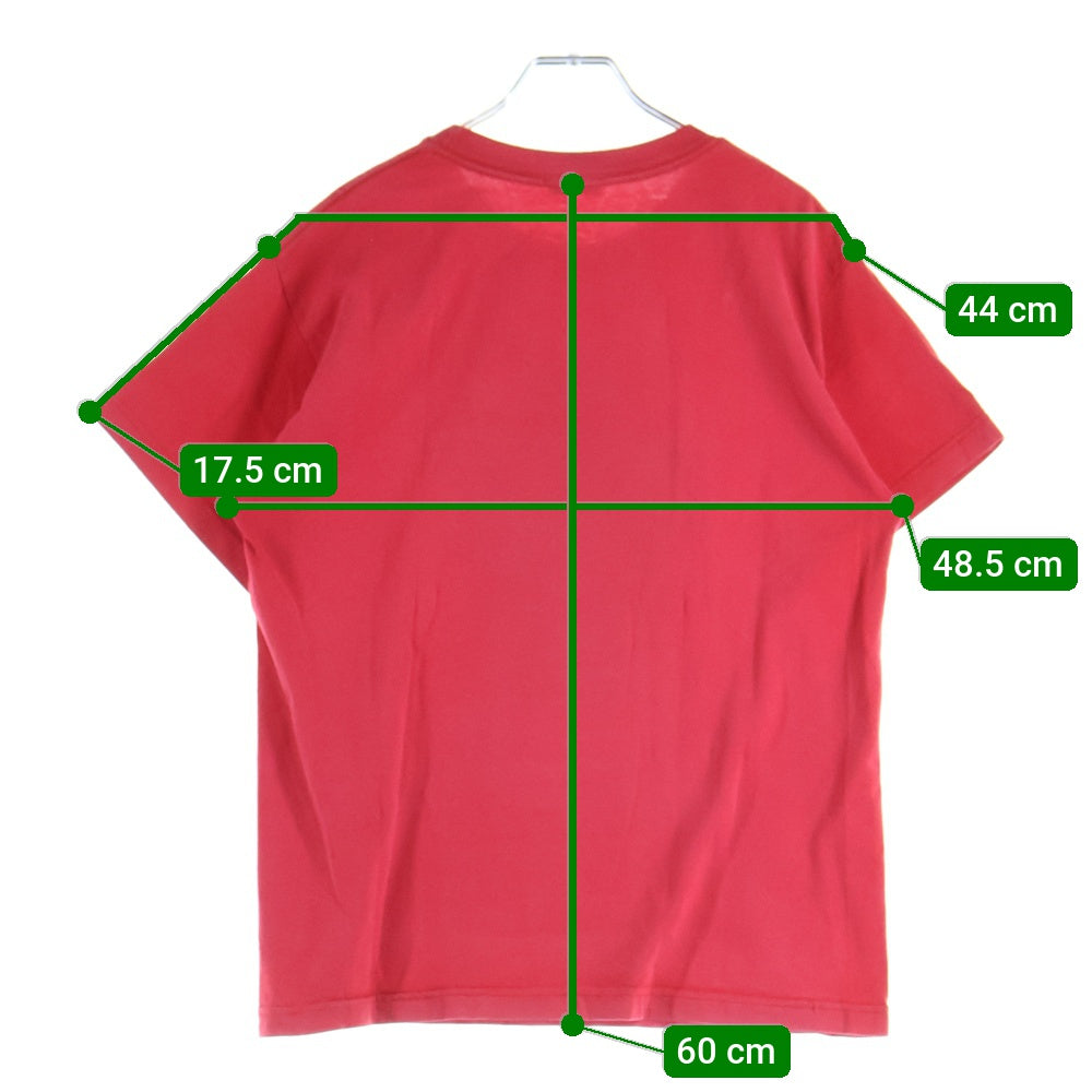 VINTAGE(ヴィンテージ) 90S 遊戯王 YU-GI-OH 1996 ブラック・マジシャン プリント半袖Tシャツカットソー レッド