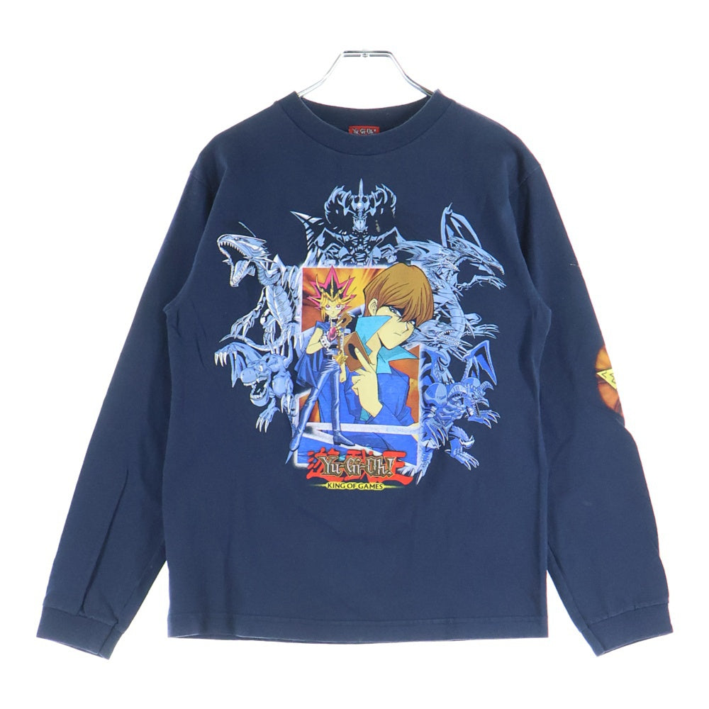 VINTAGE(ヴィンテージ) 90S 遊戯王 YU-GI-OH KING OF GAMES プリント長袖Tシャツカットソー ブラック
