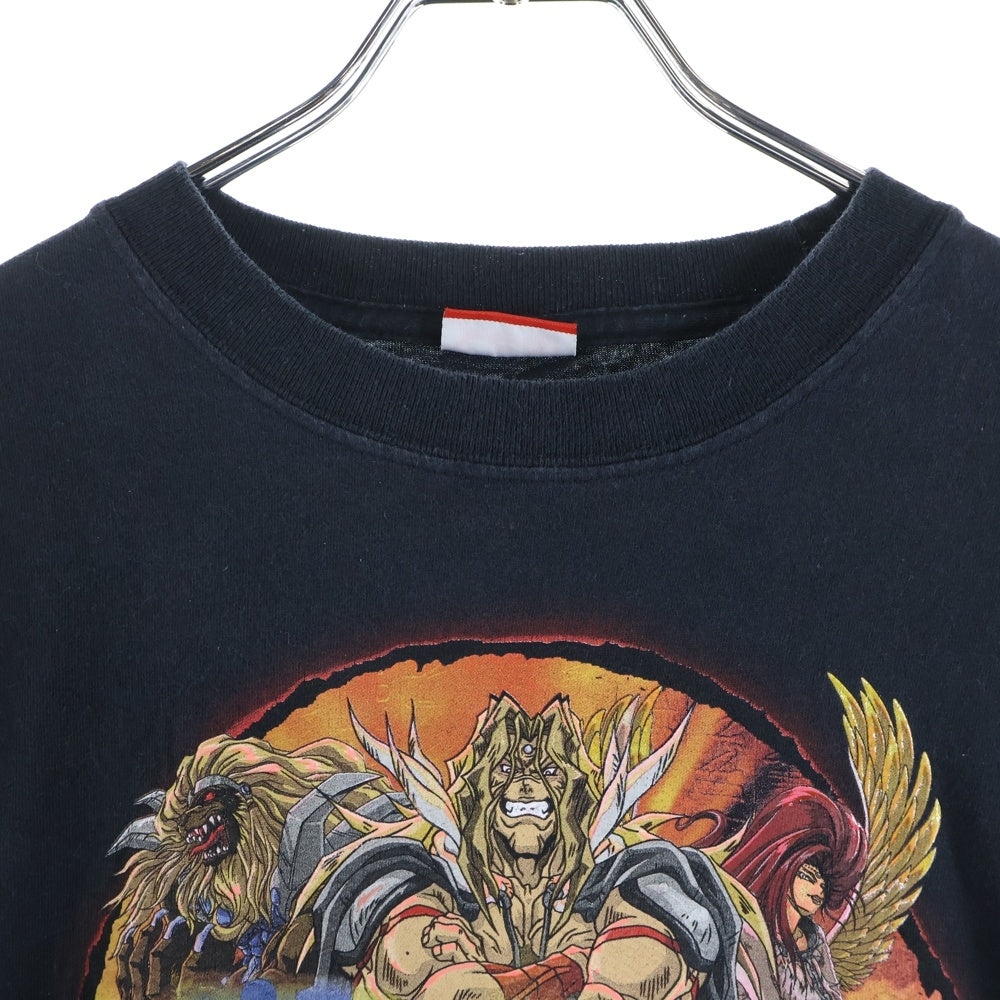 VINTAGE(ヴィンテージ) 90S 遊戯王 YU-GI-OH 1996 光のピラミッド プリント長袖Tシャツカットソー ブラック