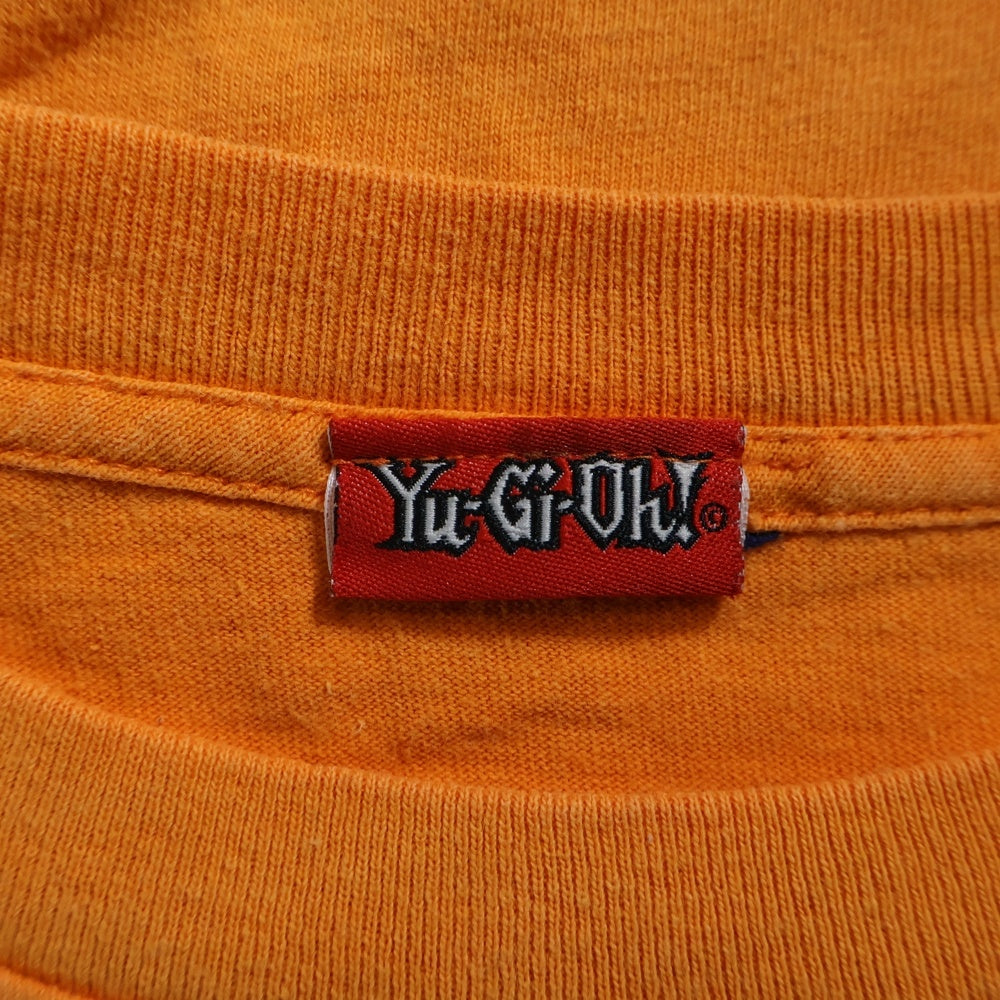 VINTAGE(ヴィンテージ) 90S 遊戯王 YU-GI-OH 1996 IT'S TIME TO DUEL プリント半袖Tシャツカットソー オレンジ