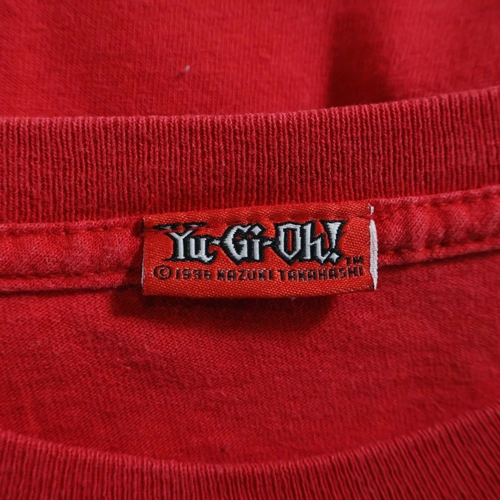 VINTAGE(ヴィンテージ) 90S 遊戯王 YU-GI-OH 1996 KING OF GAMES プリント長袖Tシャツカットソー レッド