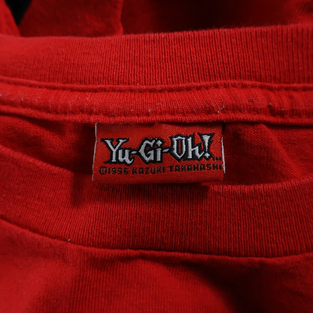VINTAGE(ヴィンテージ) 90S 遊戯王 YU-GI-OH 1996 LET'S DUEL プリント長袖Tシャツカットソー レッド
