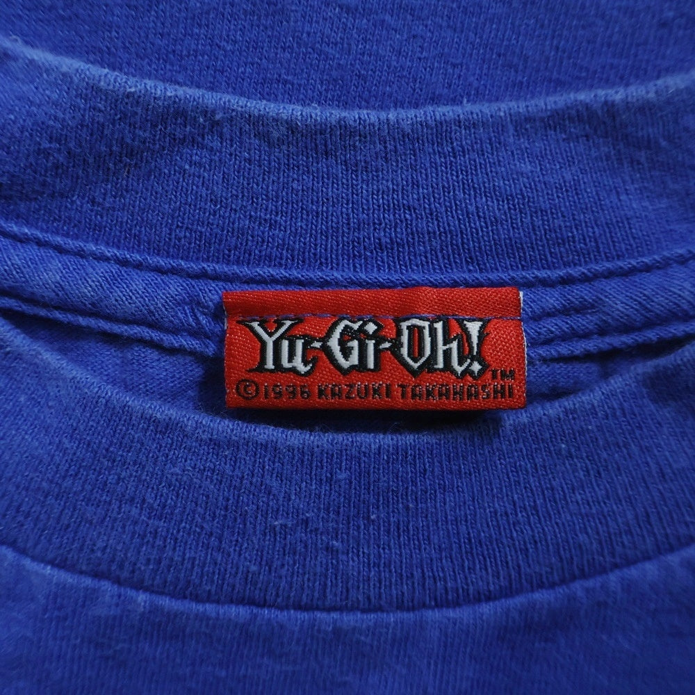 VINTAGE(ヴィンテージ) 90S 遊戯王 YU-GI-OH 1996 IT'S TIME TO DUEL プリント長袖Tシャツカットソー ブルー