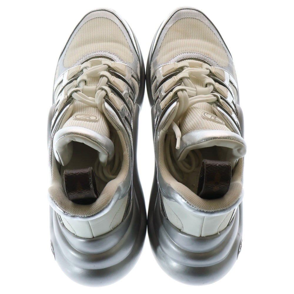 LOUIS VUITTON(ルイヴィトン) アークライト・ライン テクニカルファブリック スニーカー シルバー/ホワイト 0198