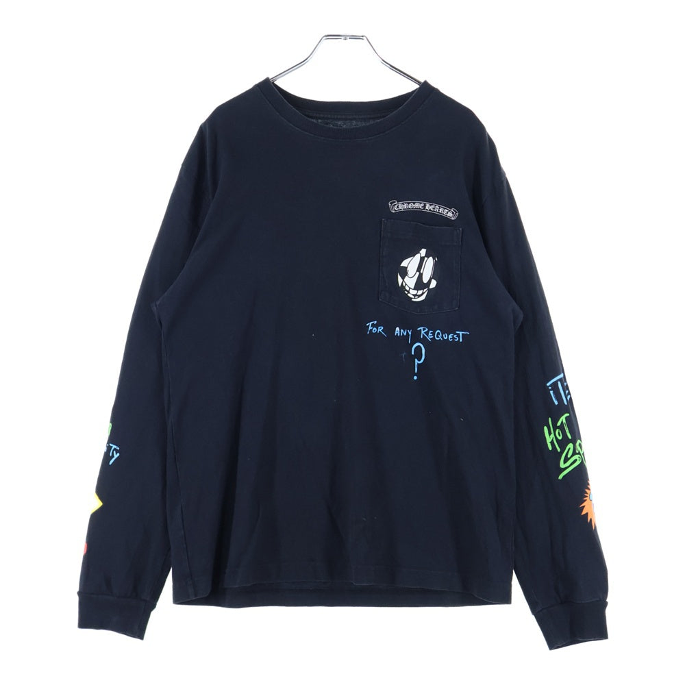 CHROME HEARTS(クロムハーツ) MATTY BOY SEX RECORDS セックスレコード LINK L/S ロングスリーブ 長袖Tシャツ ブラック