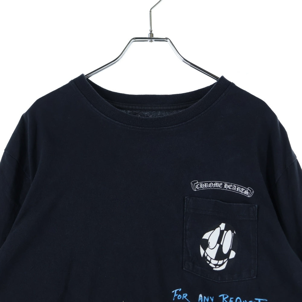 CHROME HEARTS(クロムハーツ) MATTY BOY SEX RECORDS セックスレコード LINK L/S ロングスリーブ 長袖Tシャツ ブラック