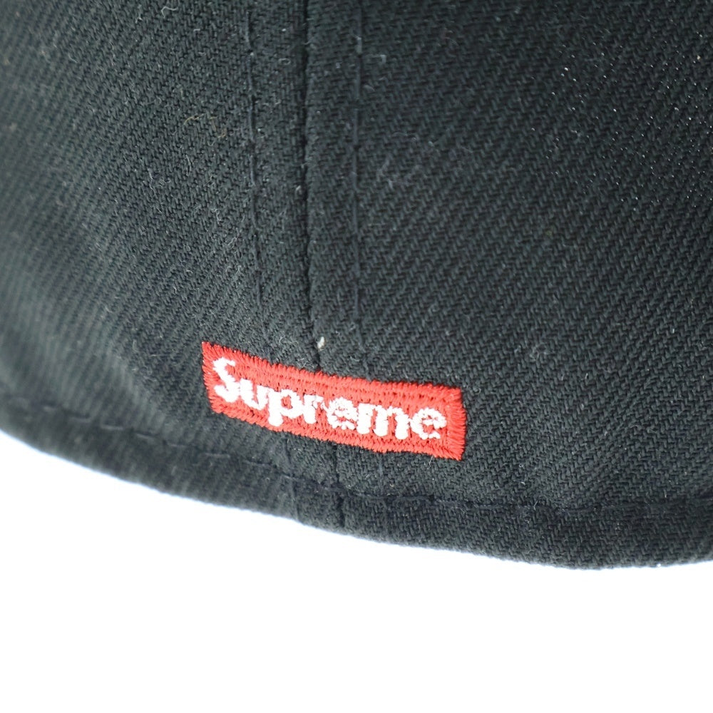 SUPREME(シュプリーム) 22AW ×NEW ERA 59FIFTY S Logo Cap ニューエラ Sロゴ 6パネルキャップ 帽子 ブラック
