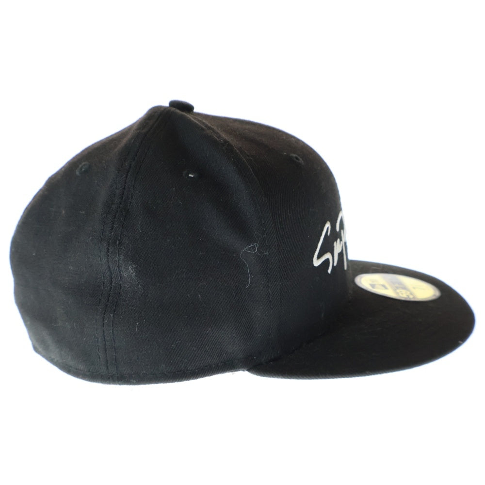 SUPREME(シュプリーム) 18AW ×NEW ERA 59FIFTY Classic Script Cap ニューエラ クラシックスクリプト キャップ ブラック