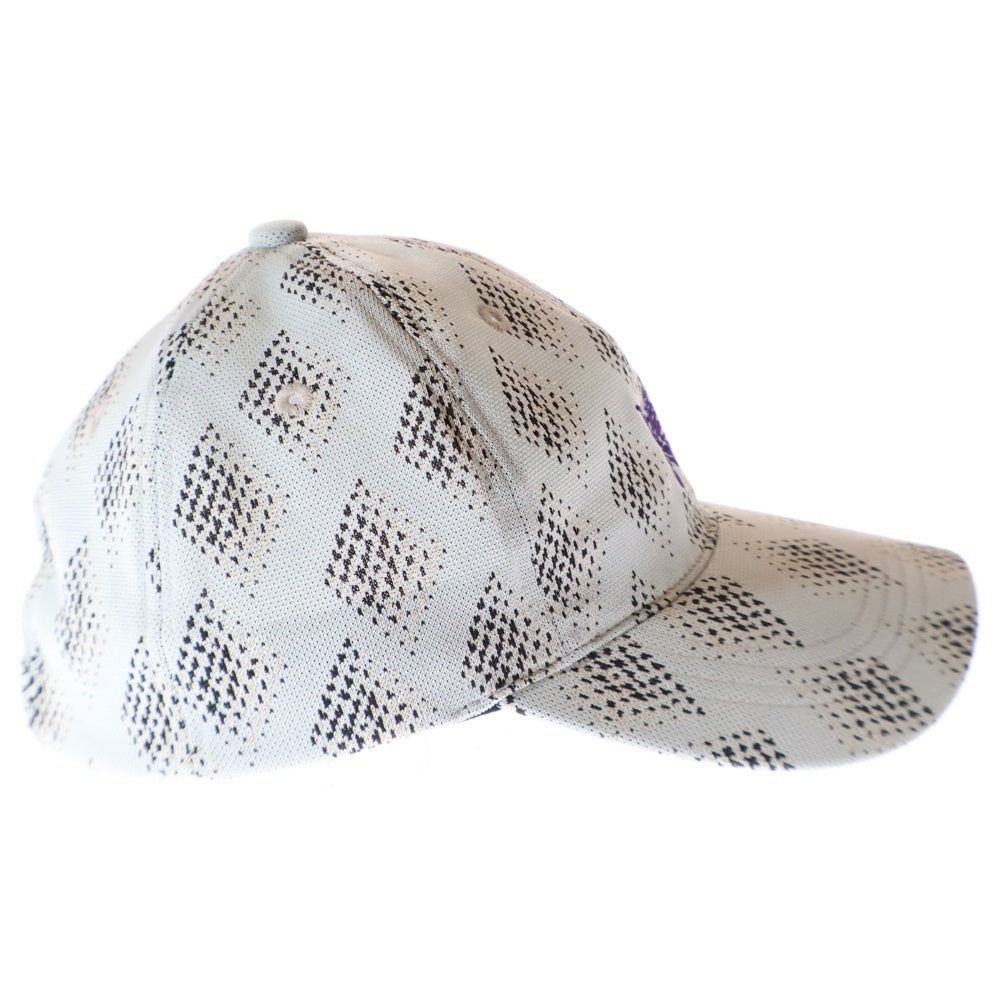 Needles(ニードルス) Baseball Cap Poly Jq. - DIAMOND ベースボールキャップ ブルー