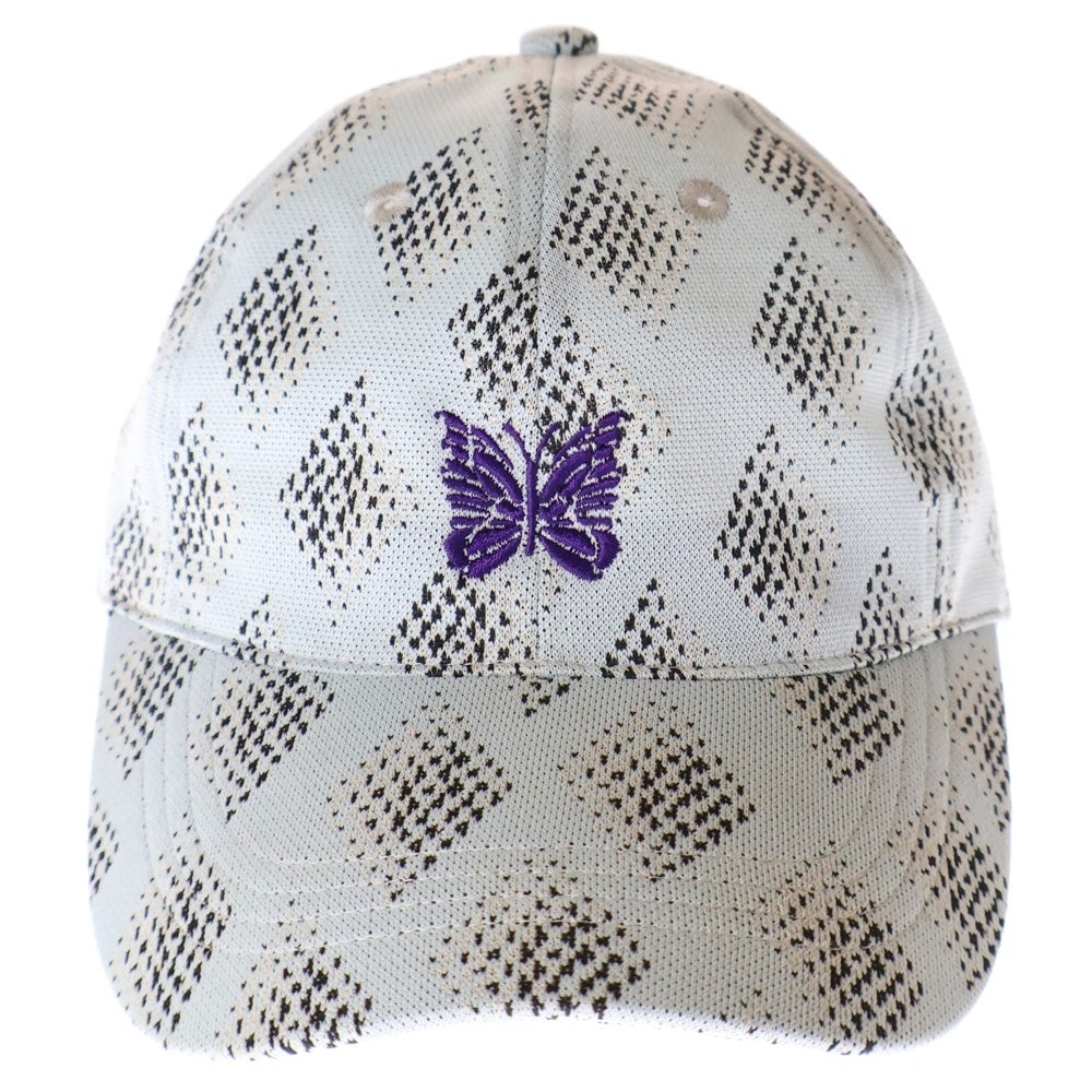 Needles(ニードルス) Baseball Cap Poly Jq. - DIAMOND ベースボールキャップ ブルー