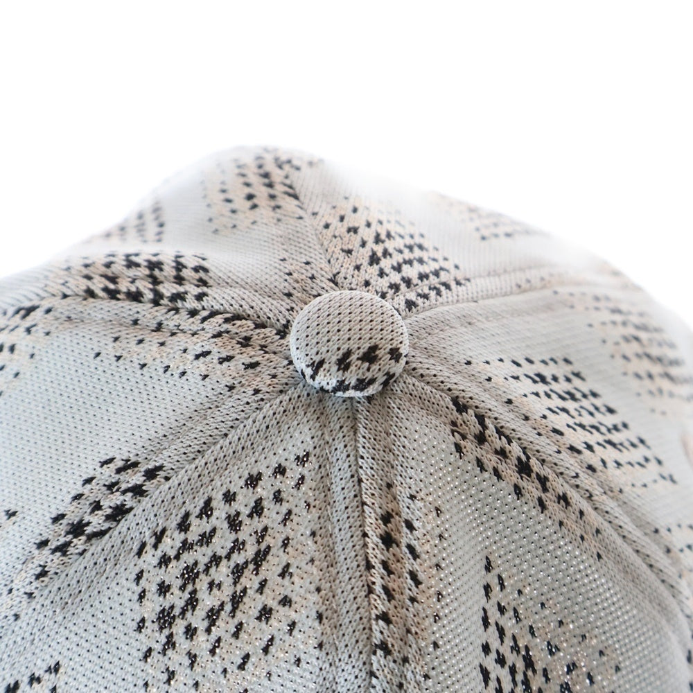 Needles(ニードルス) Baseball Cap Poly Jq. - DIAMOND ベースボールキャップ ブルー