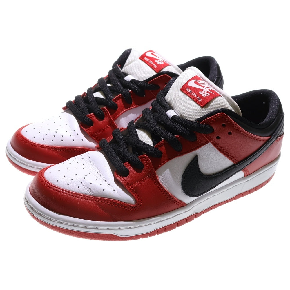NIKE SB(ナイキエスビー) DUNK LOW PRO J-PACK CHICAGO BQ6817-600 ダンク プロ ジェーパック シカゴ ローカットスニーカー レッド/ホワイト US10/28.0cm