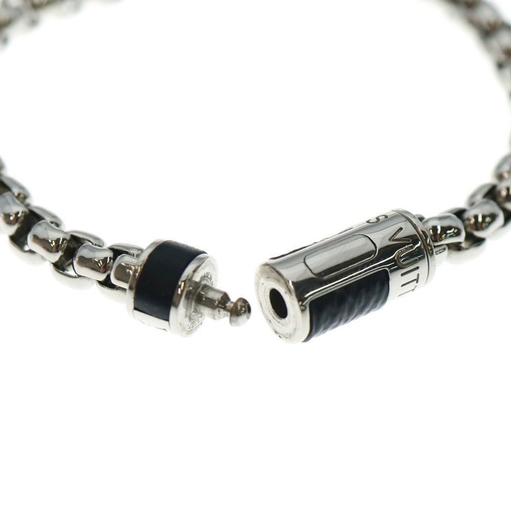 LOUIS VUITTON(ルイヴィトン) モノグラム チェーン ブレスレット エクリプス M63107 シルバー