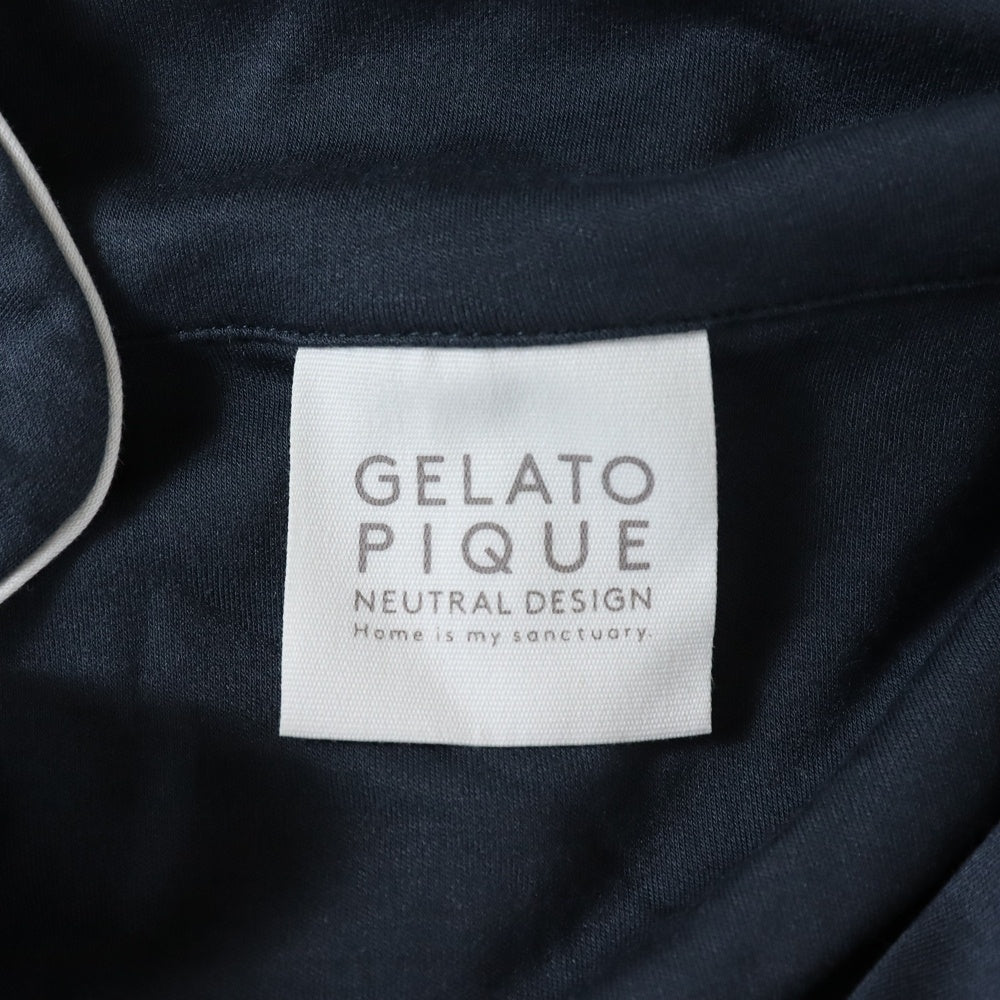 gelato pique(ジェラートピケ) モダールパイピングシャツ パンツ セットアップ ネイビー UCT215272