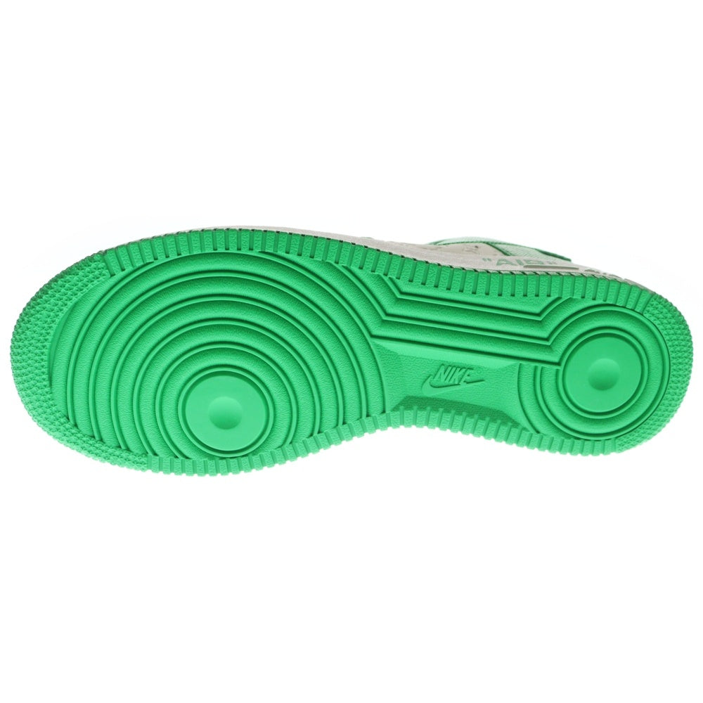 NIKE(ナイキ) ×LOUIS VUITTON AIR FORCE 1 LOW MS0242 エアフォース モノグラム レザー ローカット スニーカー シューズ グリーン/ホワイト US9.5/27.5cm