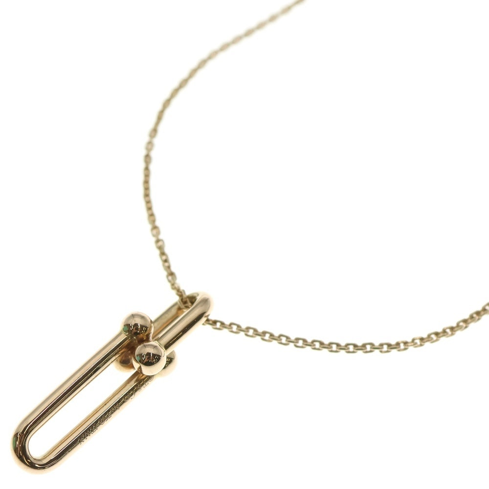 TIFFANY & Co.(ティファニー) ハードウェア リンク ネックレス ペンダント Au750 K18 PG ピンクゴールド
