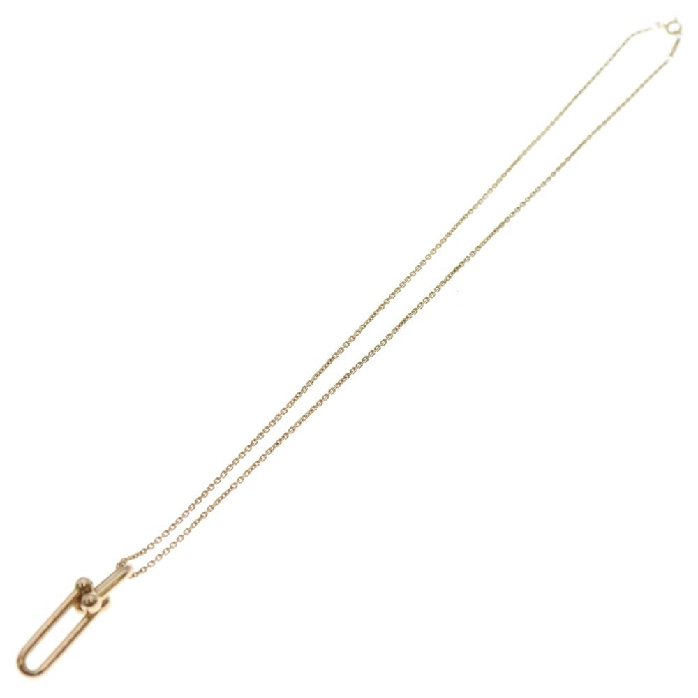TIFFANY & Co.(ティファニー) ハードウェア リンク ネックレス ペンダント Au750 K18 PG ピンクゴールド