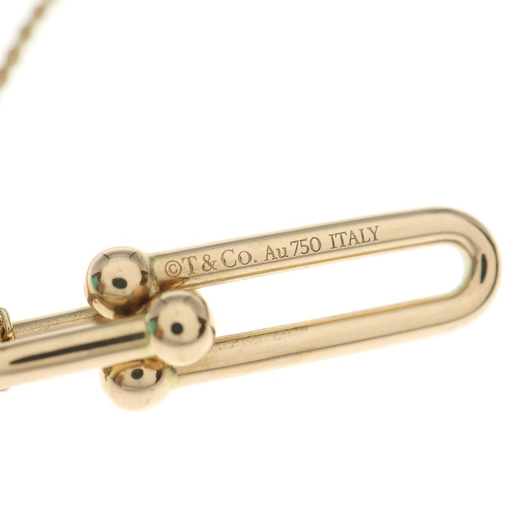 TIFFANY & Co.(ティファニー) ハードウェア リンク ネックレス ペンダント Au750 K18 PG ピンクゴールド