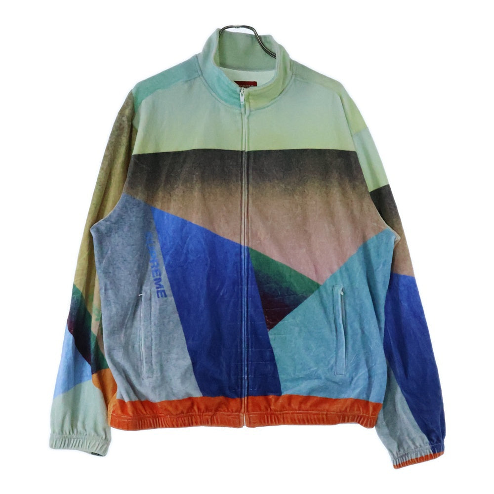 SUPREME(シュプリーム) 23SS Geo Velour Track Jacket ジオ ベロアジップトラックジャケット マルチ
