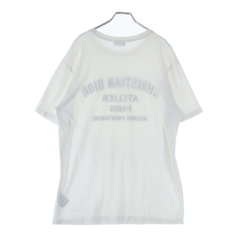 Christian Dior(クリスチャンディオール) 21SS ATELIERロゴ 半袖Tシャツ カットソー ホワイト 043J615A0589