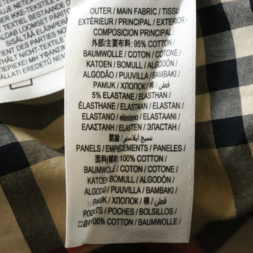BURBERRY(バーバリー) ラバーロゴプリント チェックシャツ 長袖シャツ ベージュ THTHAGAR129SAMTHTHAGAR129SAM