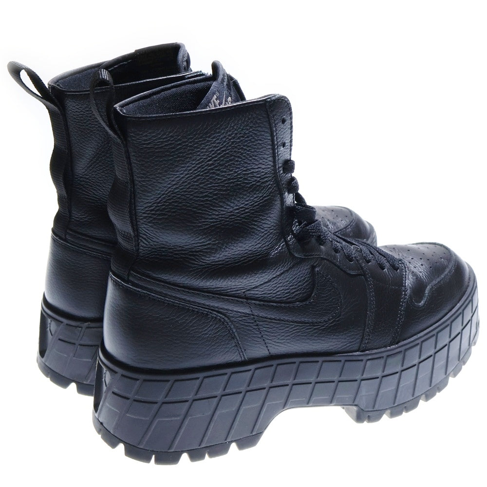 NIKE(ナイキ) WMNS AIR JORDAN 1 BROOKLYN ウィメンズ エアジョーダン 1 ハイカットブーツ ブルックリン ブラック US11/28cm FJ5737-001