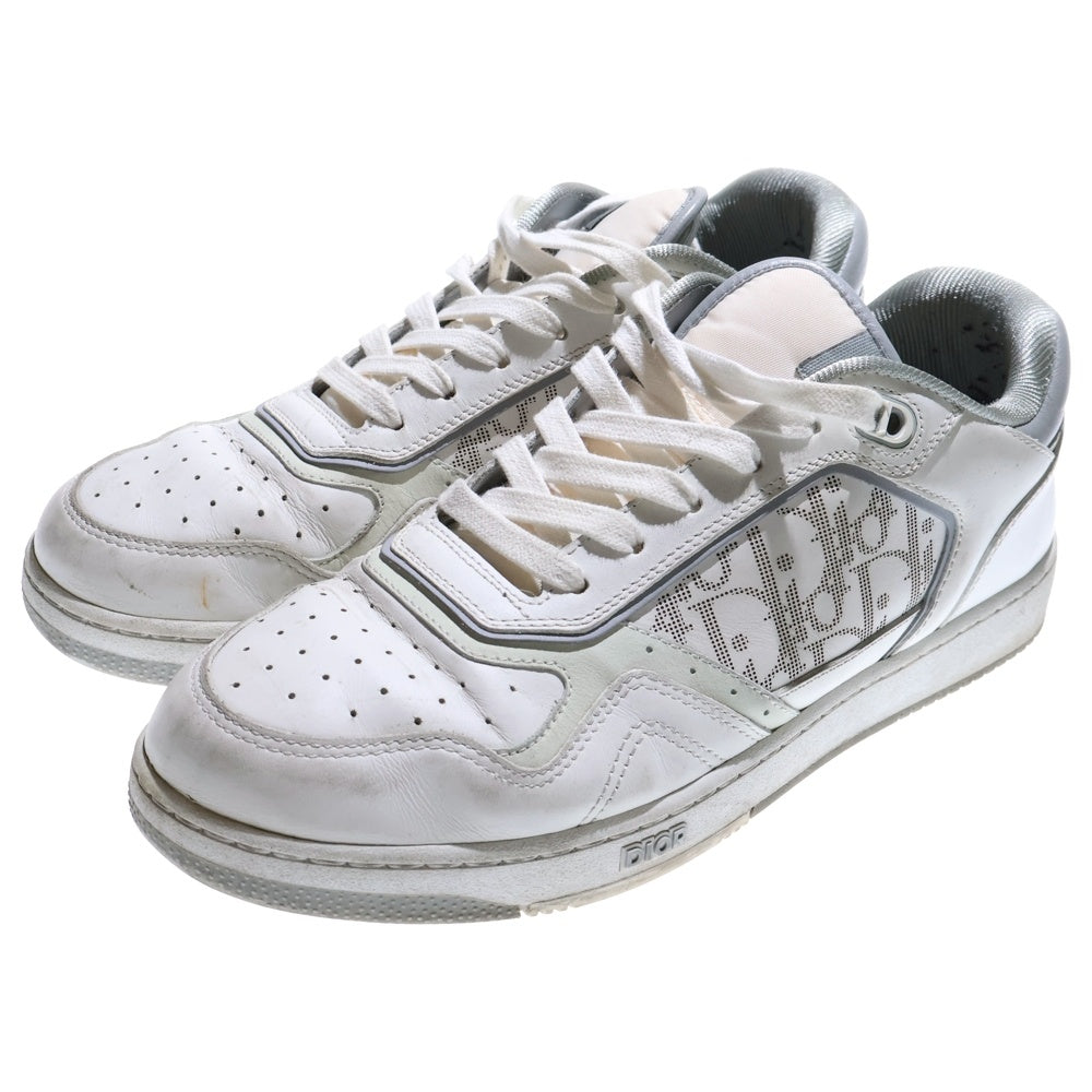 DIOR(ディオール) B27 オブリーク柄 アップタウン ロートップスニーカー レザーローカットスニーカー ホワイト 42 3SN272ZSB_H000