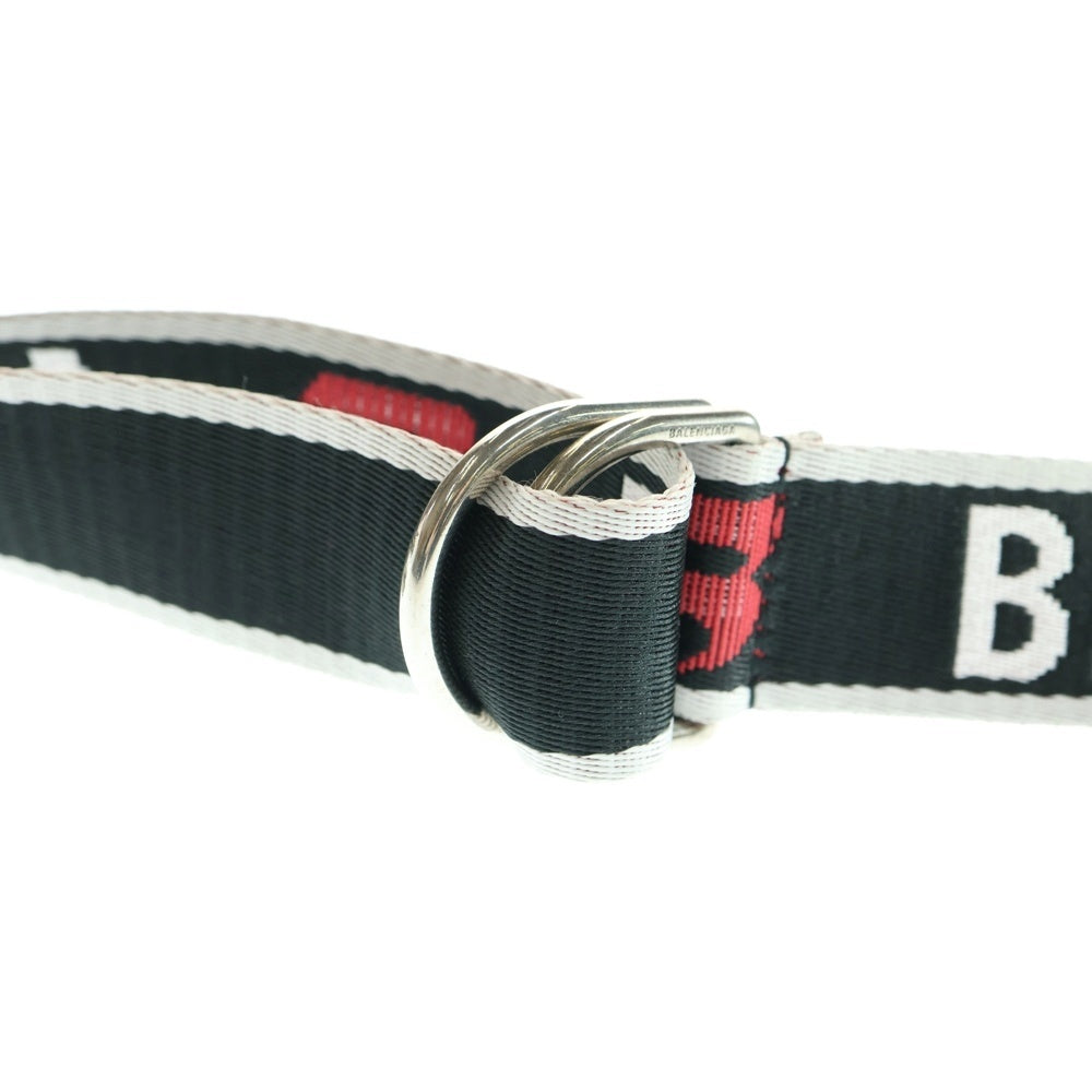 BALENCIAGA(バレンシアガ) D RING BELT 703137 210AA Dリングロゴベルト ブラック