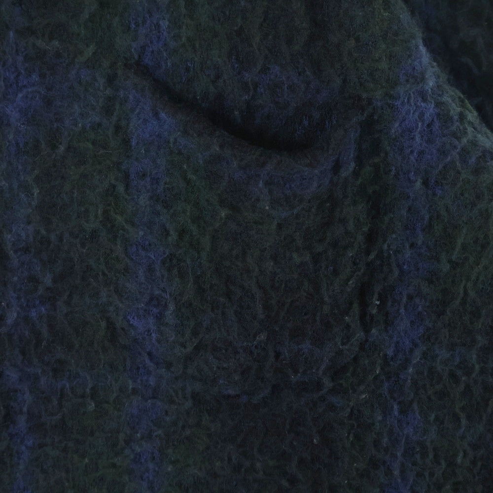 Sacai(サカイ) 24AW Plaid Knit Sweater チェック ウール ニットセーター 24-03449M ネイビー