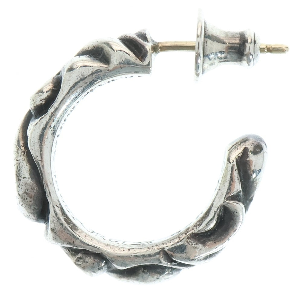 CHROME HEARTS(クロムハーツ) HOOP SCROOL スクロール フープピアス シルバー BCA102