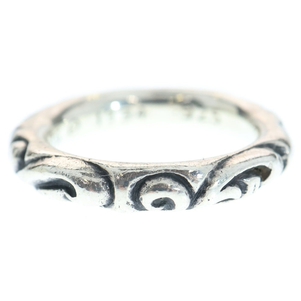 CHROME HEARTS(クロムハーツ) SCRL BAND スクロールバンド リング シルバー BCA351