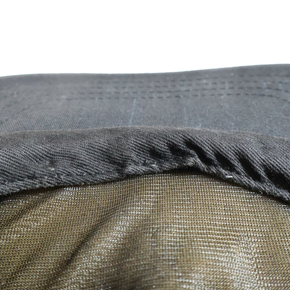 CHROME HEARTS(クロムハーツ) RUCKER CAP トラッカーキャップ CH刺繍パッチクロスボール付メッシュ帽子 ブラック