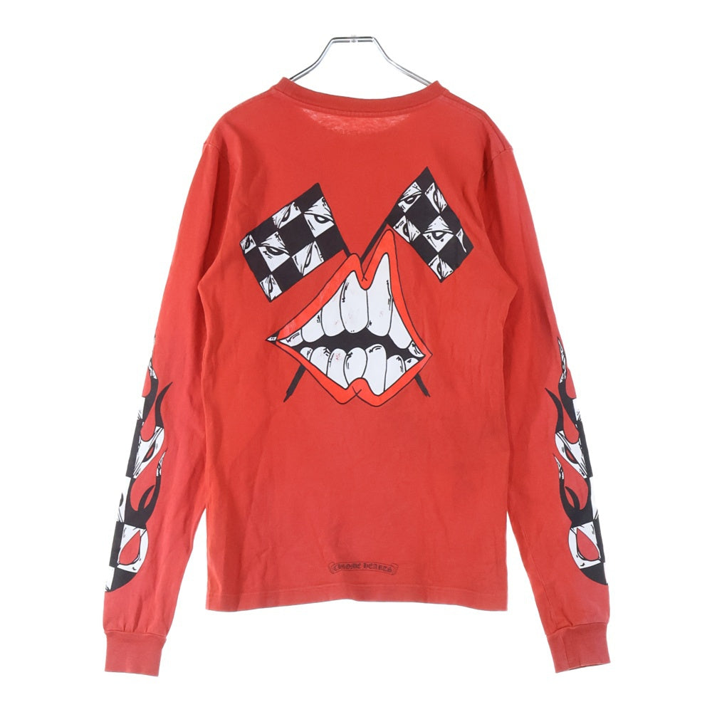 CHROME HEARTS(クロムハーツ) × MATTY BOY PPO KETCHUP T-SHRT マッティボーイ ケチャップ 長袖Tシャツカットソー レッド