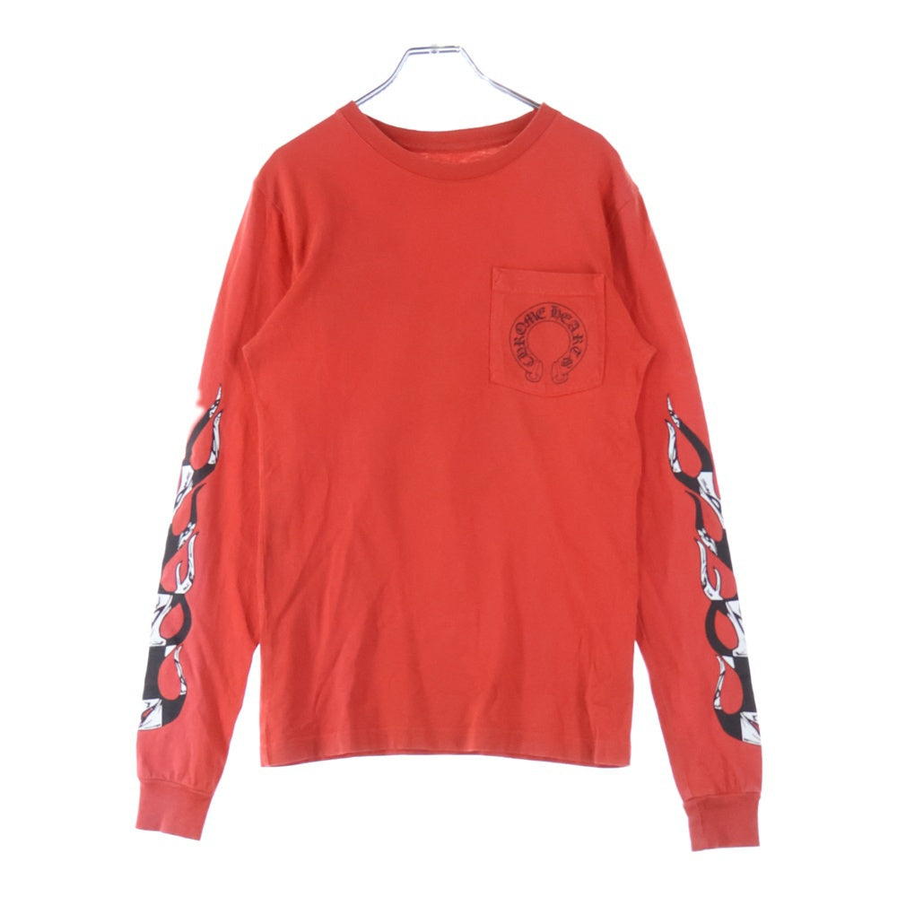 CHROME HEARTS(クロムハーツ) × MATTY BOY PPO KETCHUP T-SHRT マッティボーイ ケチャップ 長袖Tシャツカットソー レッド