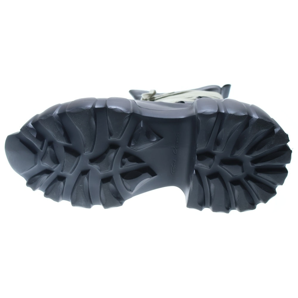 Rick Owens(リックオウエンス) MEGALACED MEGA TRACTOR メガレース メガトラクター 厚底レザーシューズ ブラック RU01E5867