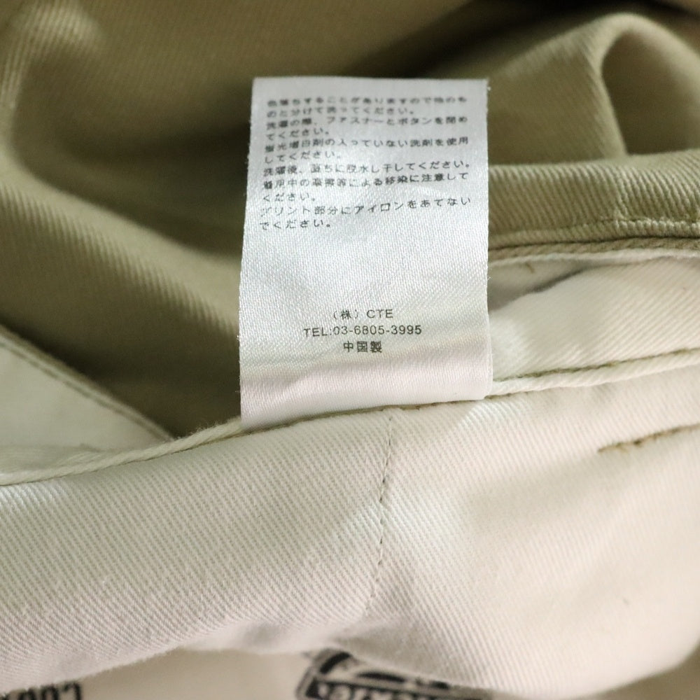 COOTIE PRODUCTIONS(クーティー プロダクションズ) × 21SS Dickies 1 Tuck Trousers 1タック トラウザー パンツ ベージュ