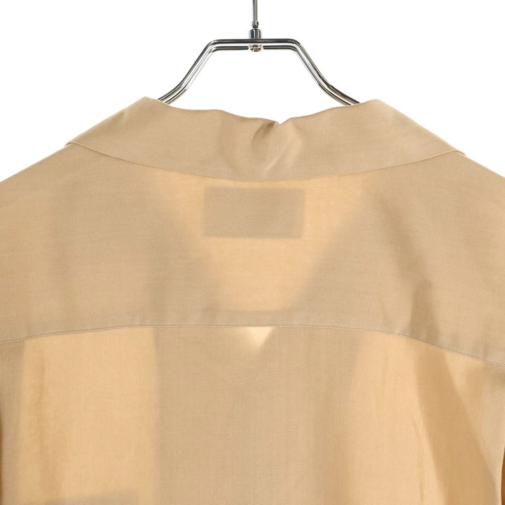 WACKO MARIA(ワコマリア) オープンカラー長袖シャツ ベージュ